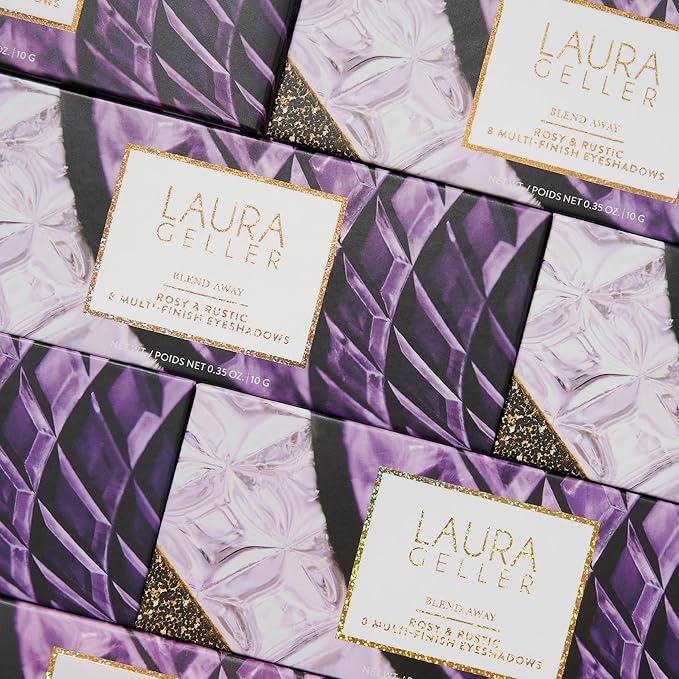 LAURA GELLER NEW YORK Blend Away Rosy & Rustic 8 Multi-Finish Eyeshadows