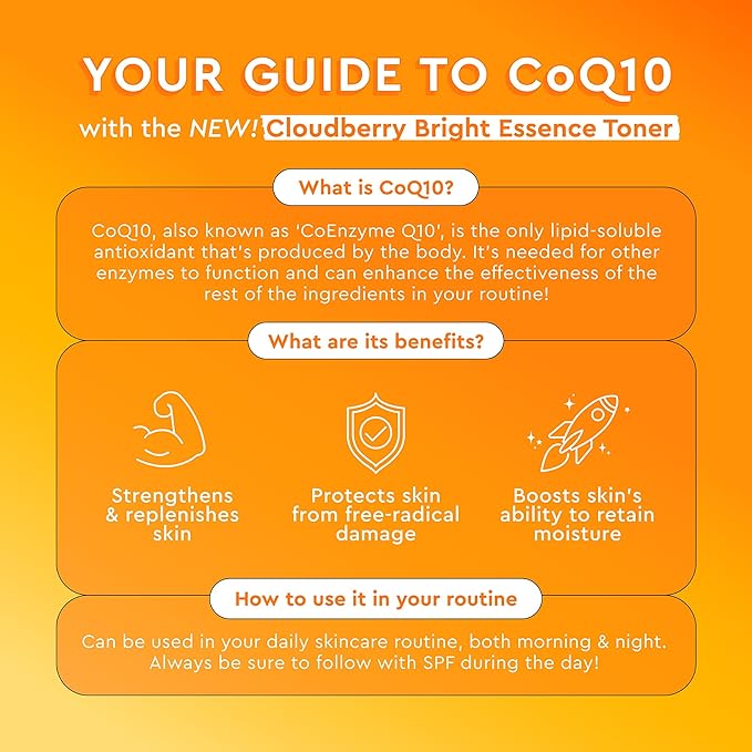 Glow Recipe Cloudberry Brightening Toner + Essence Skincare - CoQ10 Face Toner to Strengthen Skin Barrier + Hydrating Rice Water, Vitamin C, E & 5% Glycerin to Soften & Even Skin Tone (75ml)