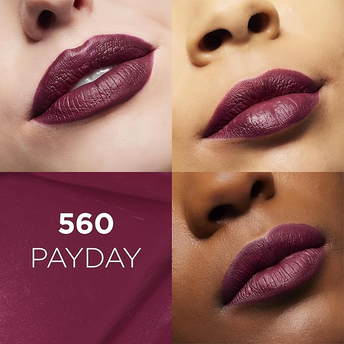 L'Oreal Paris Infallible Matte Resistance Liquid Lipstick, up to 16 Hour Wear, Pay Day 560, 0.16 Fl Oz