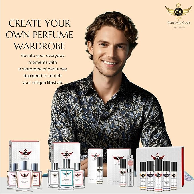 CA Perfume Impression of The One For Men Fragrance Body Oil Roll-On 0.3 Fl Oz-X2