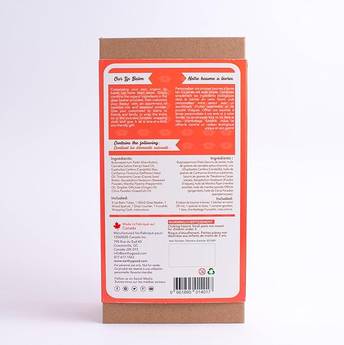 Earthy Good Organic DIY Lip Balm Naturals