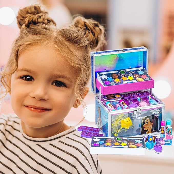 Disney Wish - Townley Girl Train Case Cosmetic