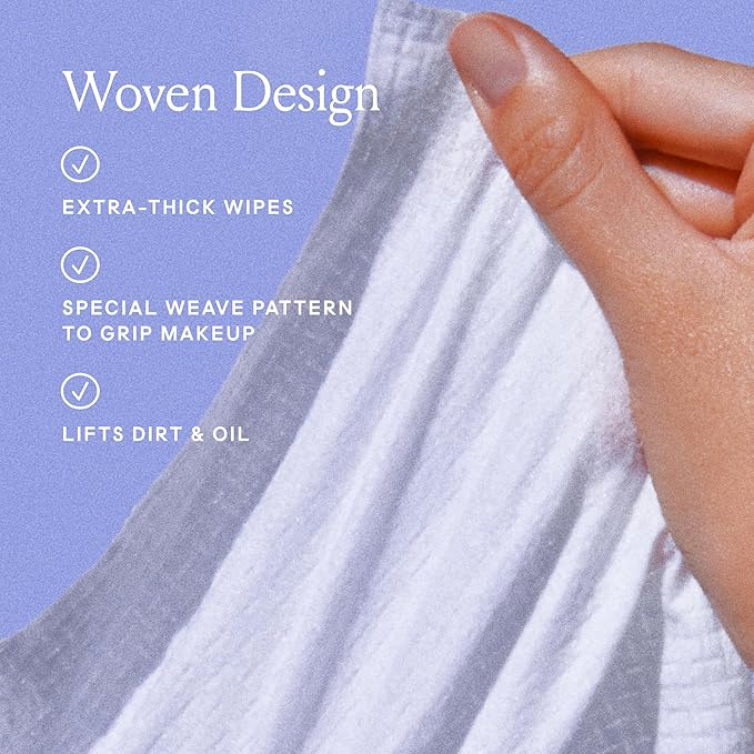 Billie - Wonder Wipes - Makeup-Removing Face Wipes - With Hyaluronic Acid and Witch Hazel - 25 count, Packaging may vary