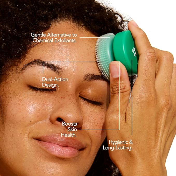 Dore Le Disque Silicone Facial Cleansing Tool – Gentle Exfoliating & Massaging Skincare Accessory – Soft Design for Daily Face Care & Product Absorption