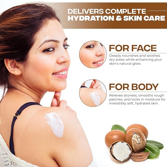 AZMERA Handcrafted Whipped Shea Body Butter – Luxurious Orchid Scented Moisturizer for Dry, Sensitive Skin with Argan Oil & Vitamin E – Vegan, Non-Greasy Skincare – 8.82 oz