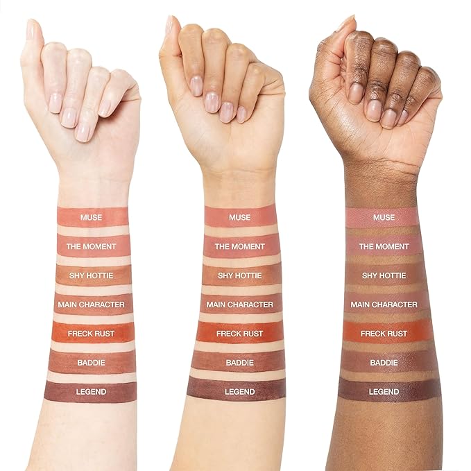 Freck Beauty MAKEOUT CLUB Soft Blur Lipstick – Medium-to-Full Coverage, 8-Hour Wear, Transfer-Proof, Buildable Soft Matte Finish, Wearable Color for All Skin Tones | MAIN CHARACTER (Rose Brown)