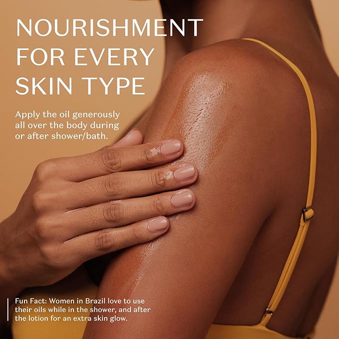 Nativa SPA by O Boticário, Açaí Body Oil, Scented Moisturizer, 6.8 Ounce