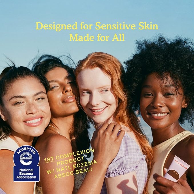 Tower 28 Beauty SunnyDays SPF 30 Tinted Sunscreen For Sensitive Skin - 2-in-1 Facial Broad Spectrum UVA/UVB Protection + Foundation - Shade 20 MULHOLLAND- Light with Golden Neutral Undertones, 1 Fl Oz