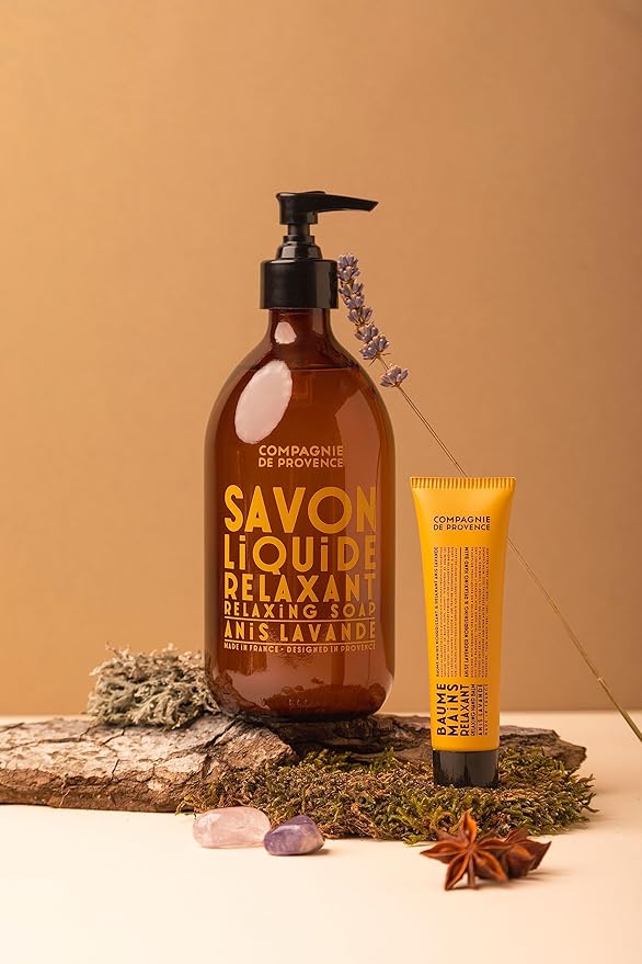 Compagnie de Provence Savon de Marseille Apothicare Liquid Soap, Anise Lavender, 33.8 fl oz Plastic Bottle Refill