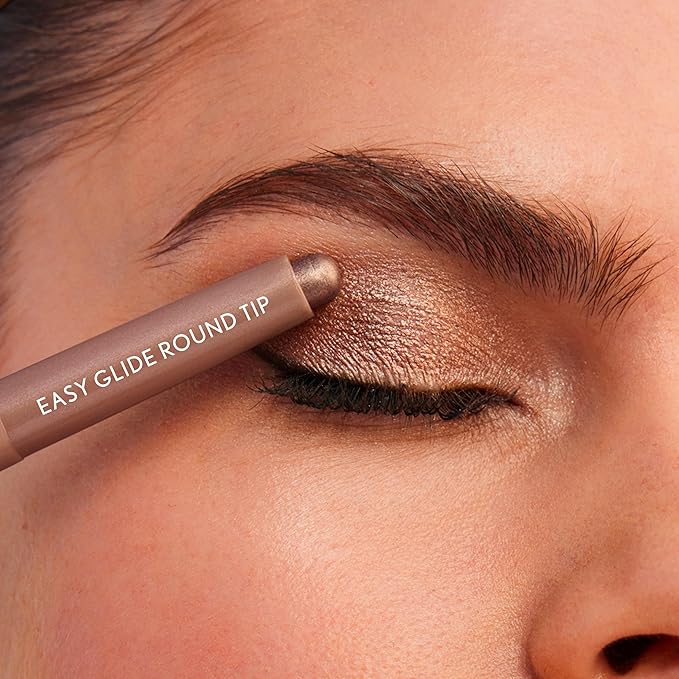 Covergirl Clean Eye Color, Gold Dusk, Eyeshadow Sticks, Ultra Creamy Formula, Lightweight, Buildable Formula, Lasts All Day, Smudge-Proof, 0.05oz