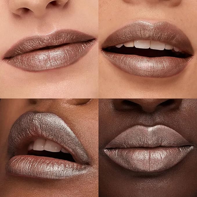 FOCALLURE Glisten Opal Shine Lipstick, High Impact Lip Color, Moisturizing Tinted Lip Balm, Lightweight & Hydrating Formula for Lip Care, COWGIRL