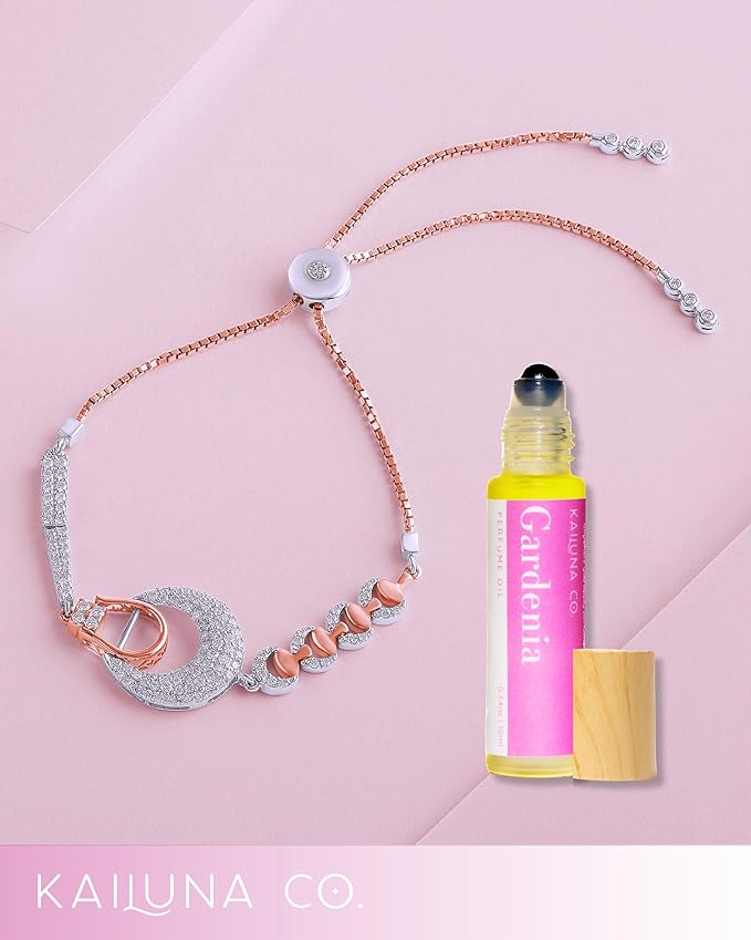 Gardenia Delicious Pure Essential and Fragrance Oil Perfume Roll On with Organic Jojoba Oil, Alcohol Free, Small-Batch, Made in California, 0.34 Fl Oz