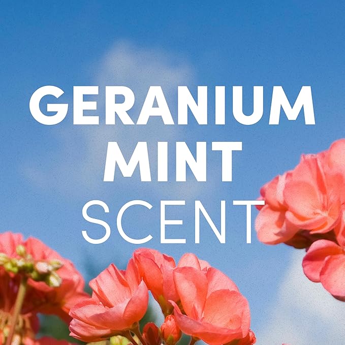 Clean Revolution Foaming Hand Soap, Gentle, Moisturizing, Ready To Use Formula, Real Essential Oils, Gluten Free, Geranium Mint, 128 Fl Oz