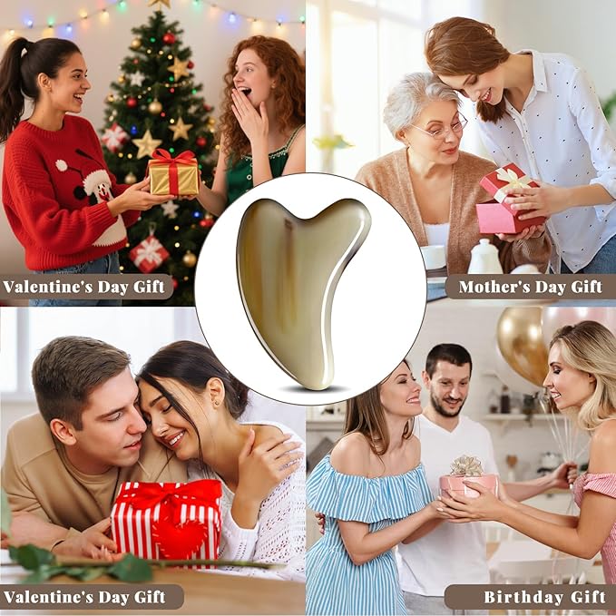 Purchased products: Gua Sha jade massage tools, Gua sha facial and full-body skin massage tools. Women who purchase spa and acupuncture tools, as well as gifts for body, face, neck, eye and skin care