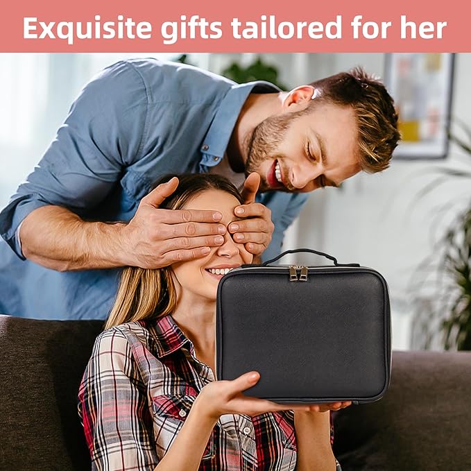 Vanmrior travel makeup bag with