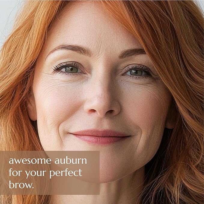 Chella Eyebrow Cream, Awesome Auburn - Vegan, Cruelty Free, Paraben Free, Gluten Free Eyebrow Pomade Makeup - Long Wearing, Velvet Consistency, Water Proof