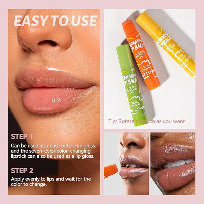 Tinted Lip Balm, Lip Moisturizer For Very Dry Lips, Lip Balm Hydrating, 8pcs Color Lip Balm Set Nourishing Cracked Lips, Lip Tint Lip Care Products Birthday Gifts Set For Teens