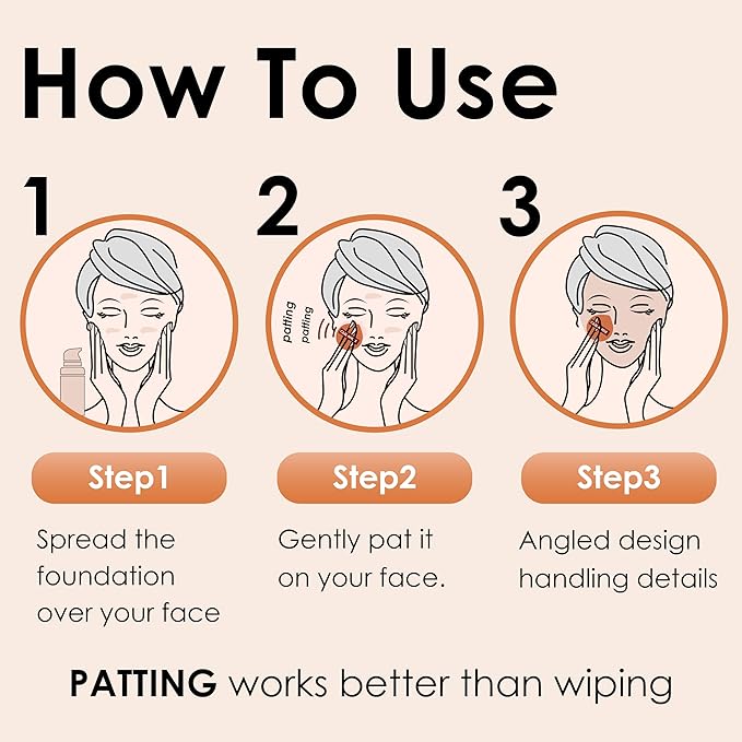 5Pcs Brown Makeup Sponge For Foundation Concealer And Powder, Latex Free Blender Sponge For Natural And Easy Makeup Soft Long-lasting And Beginner-friendly, Medium