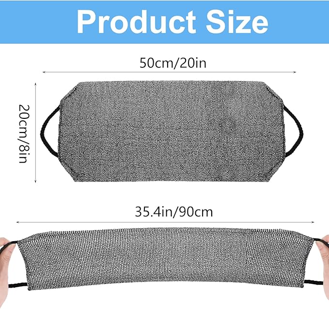 2pcs exfoliating back scrubber nylon