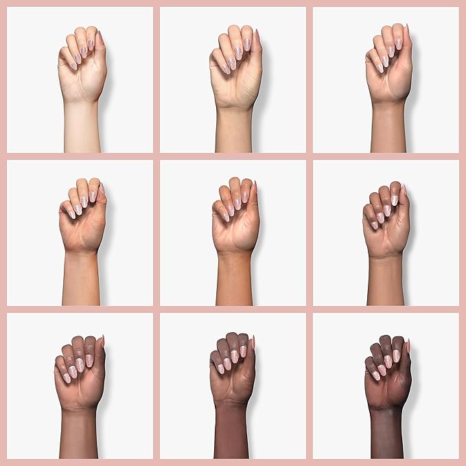 Kiara Sky Long Lasting Nail Dip Powder Pink Tones 1 oz, Pinking Of Sparkle