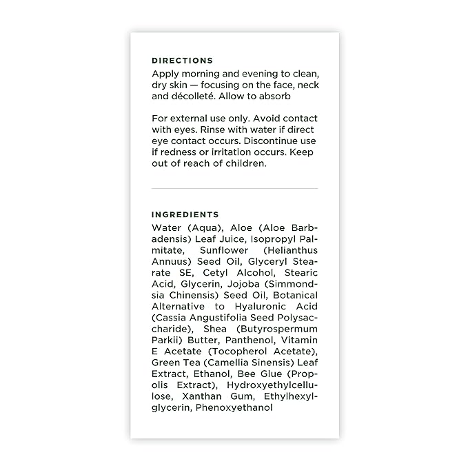 Tree of Life Beauty Moisturizer, Hyaluronic Acid Face Cream, Hydrating Lotion for Firmer & Smoother Skin, Dermatologist Tested for Dry Sensitive Skin, Lightweight NonGreasy Facial Skin Care 1.7 Fl Oz