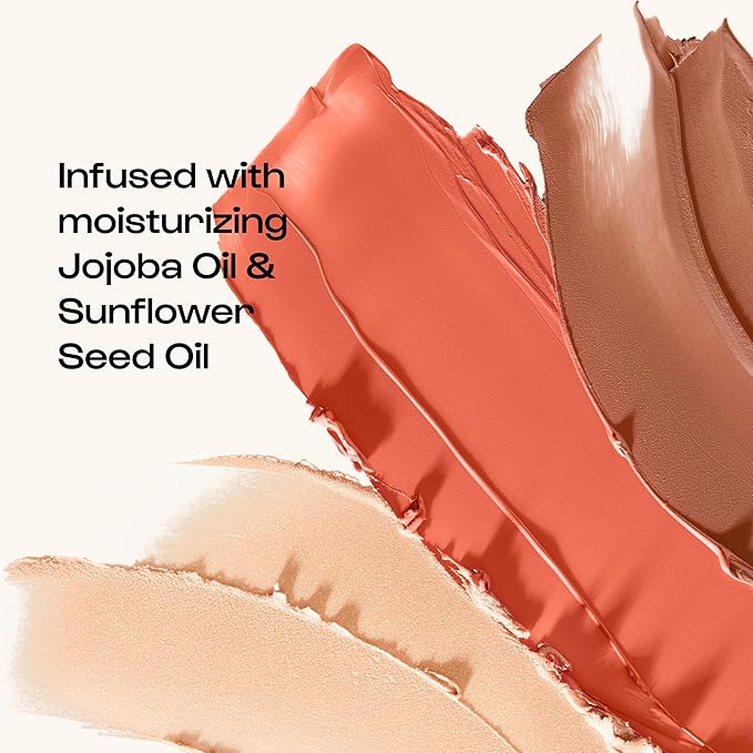 Alleyoop Stack The Odds - Stackable Makeup Palette - Cream Blush, Contour, Bronzer & Highlighter - Blendable Cream Make up Palette - Natural, Glowy Finish - Makeup Stacks for Travel, Sunkissed