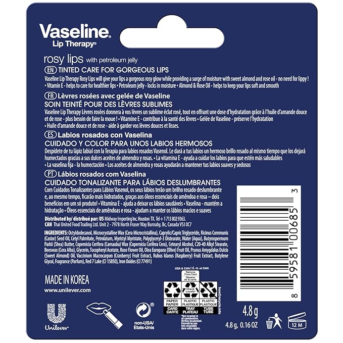 Vaseline Lip Therapy Rosy Lips - Oz