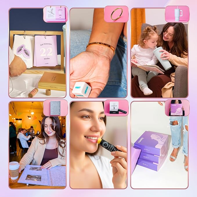 1st Trimester Mom-to-Be Essentials Box - Gift for Expecting Moms - Care Package with Essential New Mommy Items & Pregnancy Must-Haves - Perfect for Celebrating Motherhood & Welcoming New Life