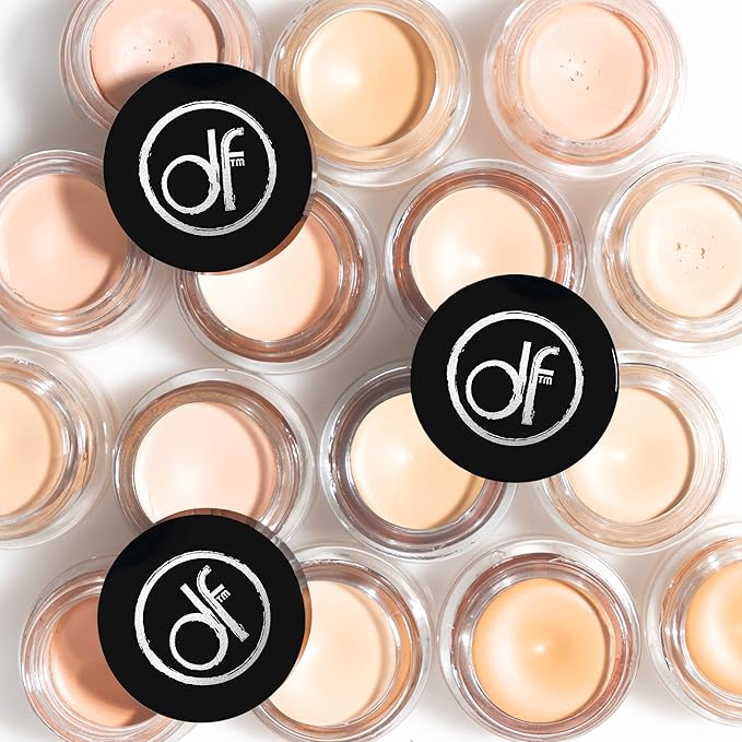 Waterproof Concealer Cream, Full Coverage Waterproof Makeup, Color Match Promise by Dermaflage, 6g