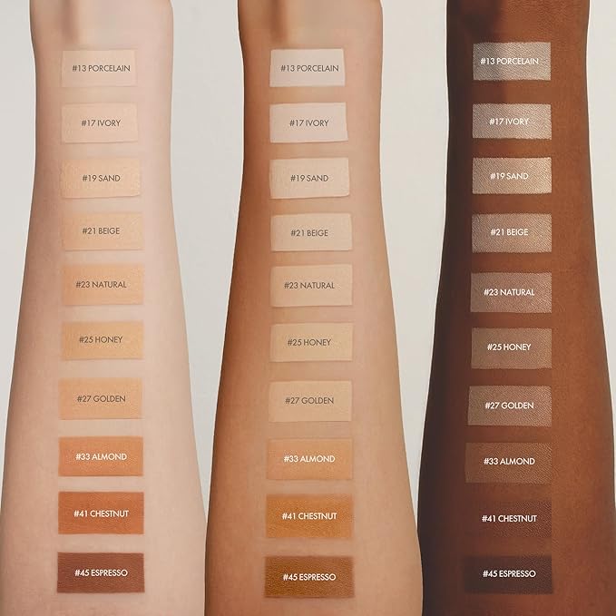 Easydew Mela B Toning Ampoule Cushion - 2-in-1 Korean Skin Care & Face Beauty Makeup - Age-Defying Full Coverage Cushion Foundation with Niacinamide & Hyaluron-Vital C 0.45 oz (#13 Porcelain)