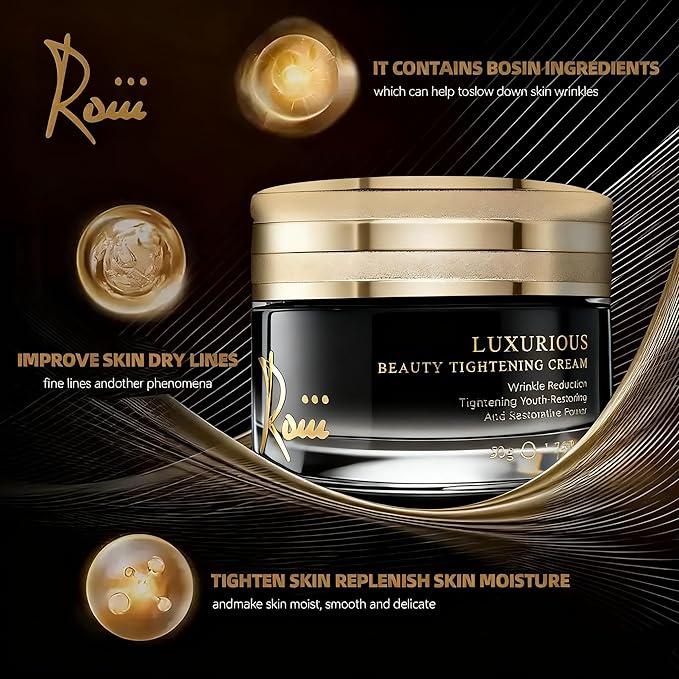 Roiii Anti-Aging Face Bandage Cream Ageless Enriching Renewal Vitamin C + Niacinamide + Hyaluronic Acid | Moisturizing Skin Lift Neck Cream for Firmer Skin to Reduce Appearance of Fine Lines (1.7Oz)