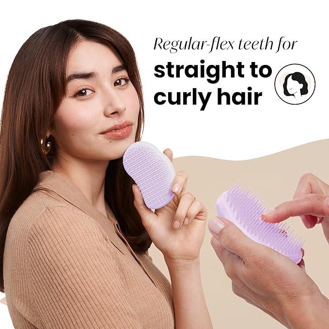 Tangle Teezer Original Detangler Brush, Dry & Wet Hairbrush for All Hair Types, Lilac