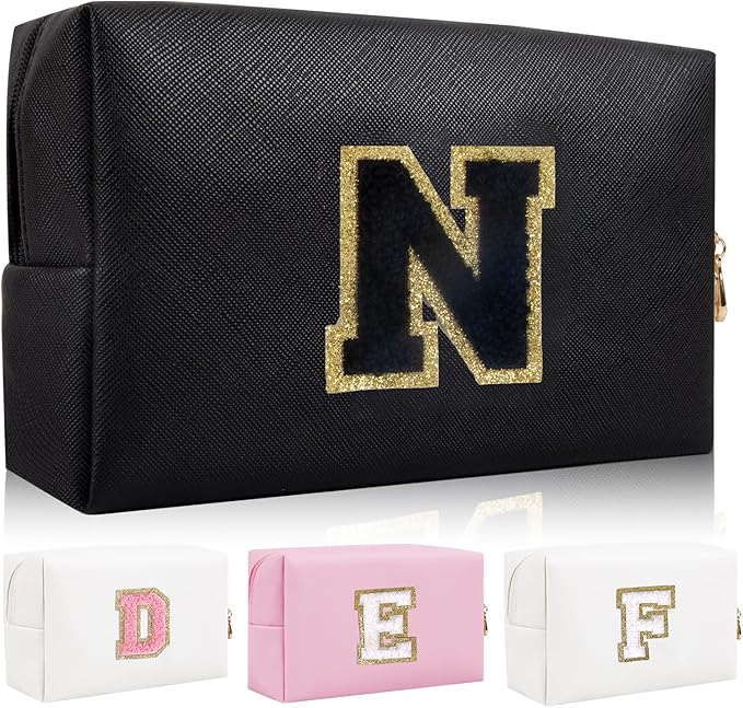 Personalized initial letter patch makeup