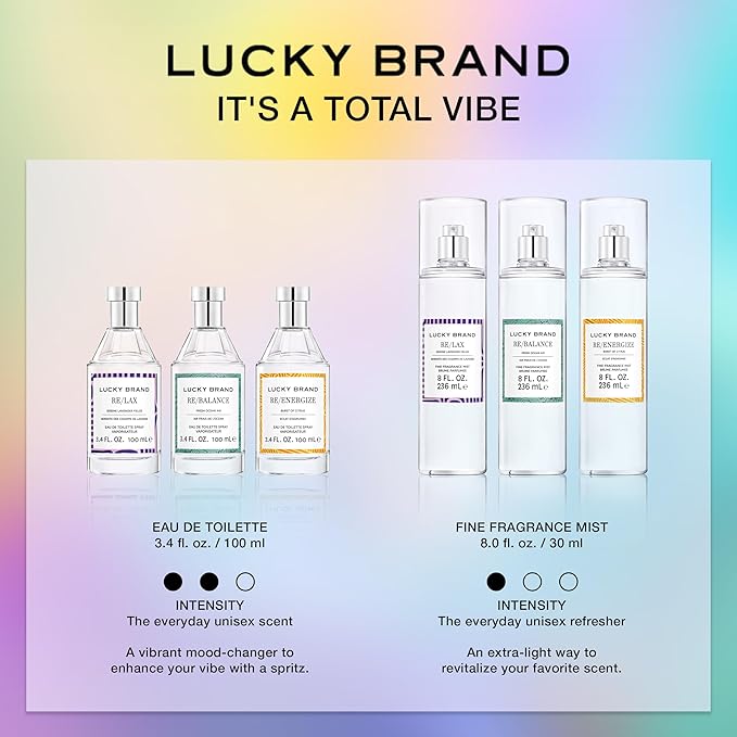 Lucky Brand Lucky You Vibes Re/Lax 3.4oz EDT