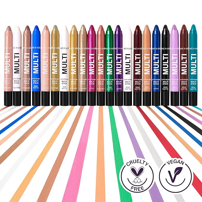 wet n wild Color Icon Cream Eyeliner Eyeshadow Multi-Stick, Moisturizing, Nourishing Velvety Cream-to-Powder Buildable & Blendable Formula, Cruelty-Free & Vegan - Royal Scam