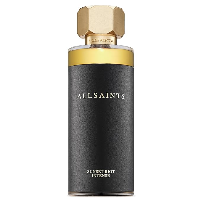 AllSaints Sunset Riot Intense - Amber, Woody & Floral Fragrance - Unisex Perfume with Cedar & Musk - Body Fragrance with an Aromatic Smell - Bold Evening Scent - 100mL/3.4 fl oz