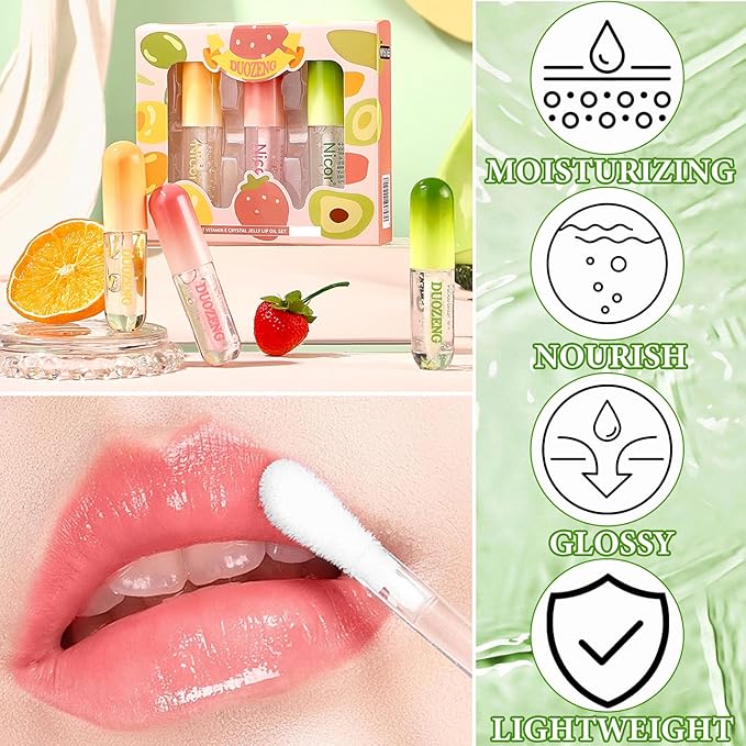 Lip Plumper Set,Lip Plumper Oil Gloss Night