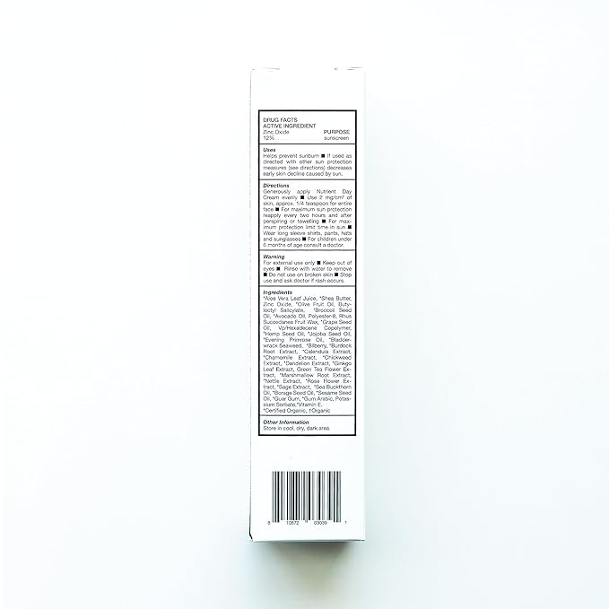 Josh Rosebrook Nutrient Day Cream - Regenerating Facial Moisturizer, High Protection Broad Spectrum Sunscreen SPF 30, Reef Safe - 50mL - 1.7 Oz