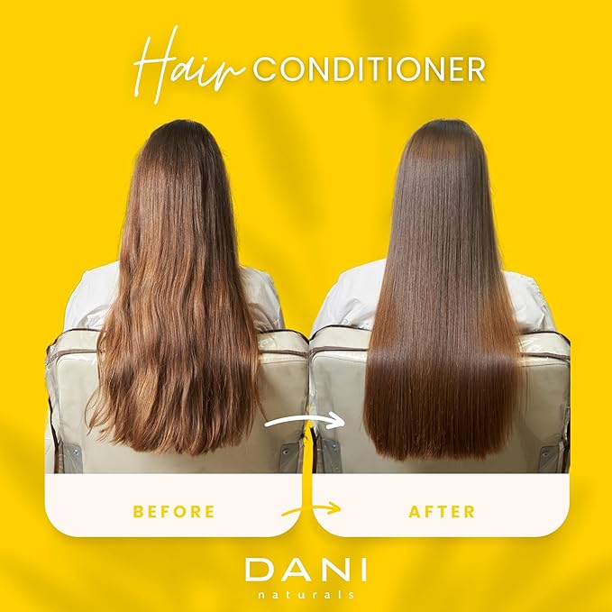 DANI Naturals Conditioner – Sandalwood Vanilla, Strengthening & Thickening for Fuller-Looking Hair, Lightweight & Hydrating, Vegan & Color-Safe, 12 oz