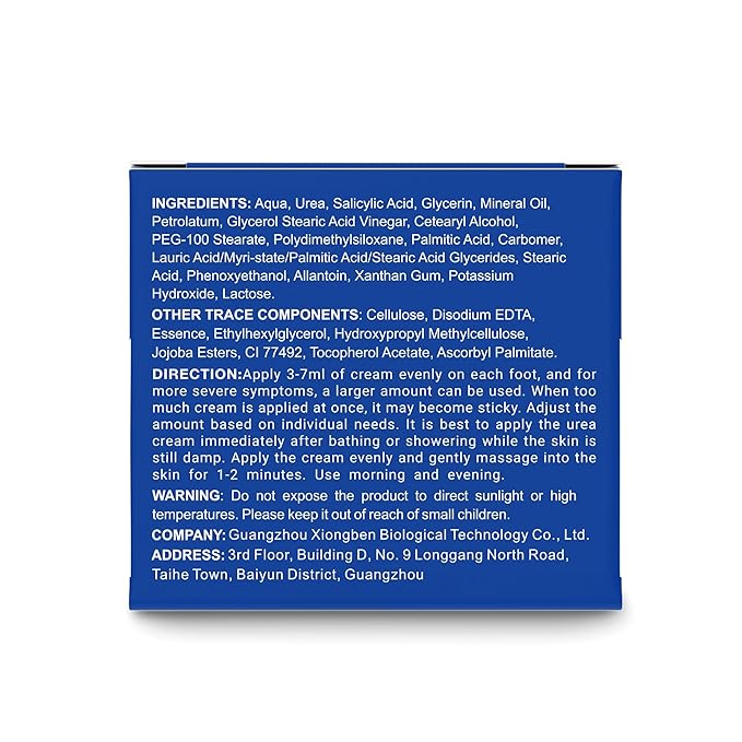 OUKEYA Urea Cream 42% plus Salicylic Acid 2% Net 5.29 Oz for Dry Cracked Feet,Heels,Knees,Elbows,Hands Repair Treatment Moisturizes and Removes Corns,Calluses,Dead Skin,and Softens Toenails