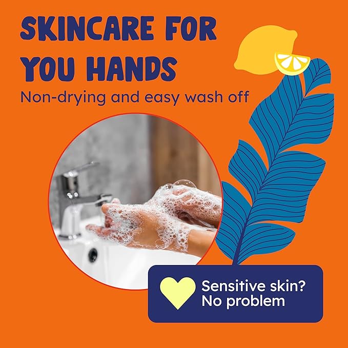 Originally Yellow Plant-Based Hand Soap All Natural Infused with Organic Lemon | Gentle Natural Hand Soap | Pet & Baby-Safe Soap, 16 Fl Oz (3-Pack)