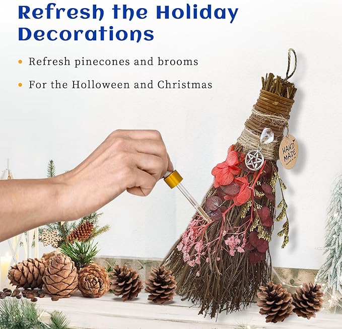 HIQILI Cinnamon Essential Oil for Spary, Diffuser, Garden and Kitchen - 100% Pure Natural - Indoor and Outdoor, 1.01 Fl Oz