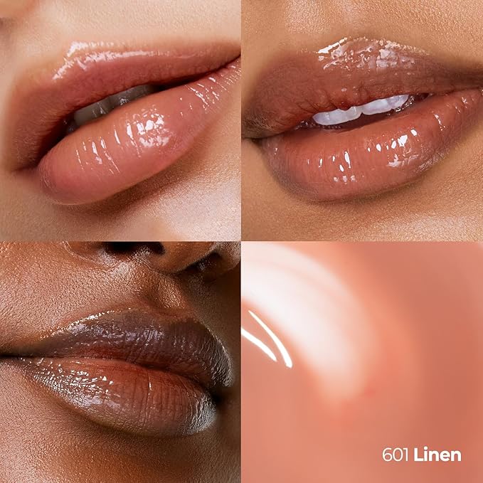 Laka Maxi Glayer Tint 3.8g/0.13oz., Glass Layer of Gloss, Ultra Glow & Vivid Layerable Pigments, High Shine Lip Oil, K-Beauty (#601 Linen)