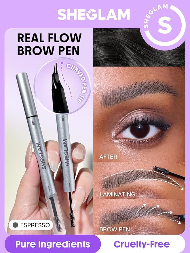 SHEGLAM Real Flow Laminating Brow Pen-Espresso