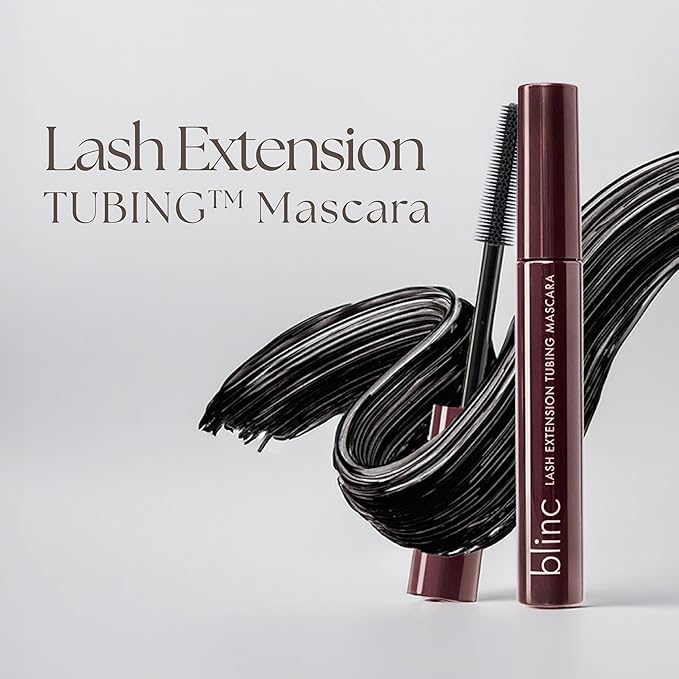 Blinc Lash Extension Tubing Mascara, Extreme Lengthening and Defining Mascara with Biotin, Ultra-Longwearing Washable Mascara, Clean, Vegan and Cruelty-Free, 9mL / 0.30 Fl. OZ (Black)