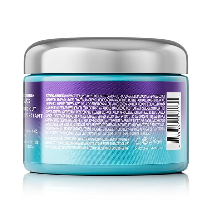 The Mane Choice Tropical Moringa Sweet Oil & Honey Endless Moisture Braid-Out Hair Glaze, Twist & Braid Cream Gel w/Flexible Hold for Hair Definition & Strength, Helps Reduce Frizz & Breakage, 12 Oz