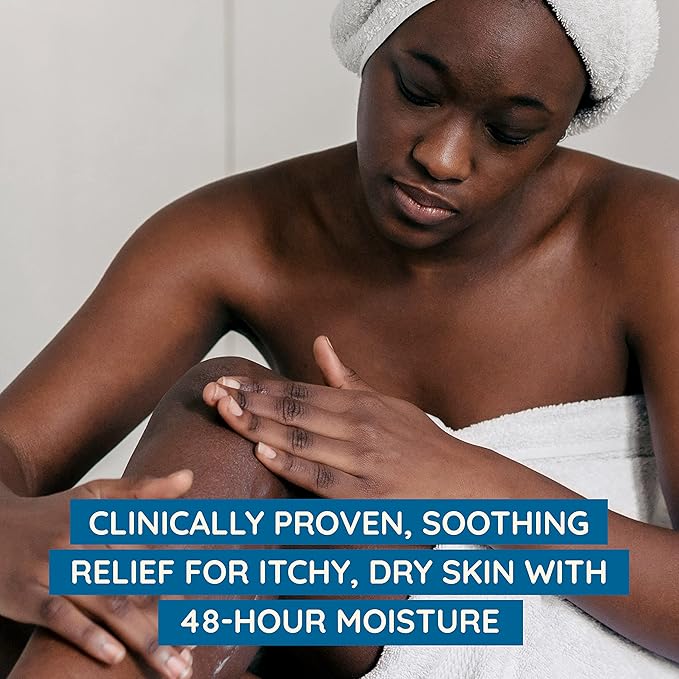 Aveeno Skin Relief Moisturizing Lotion Heals Very Dry, Sensitive Skin, Fast-Absorbing Body Lotion with Soothing Triple Oat & Shea Butter Formula, Fragrance Free, Non-Comedogenic, 18 fl. oz