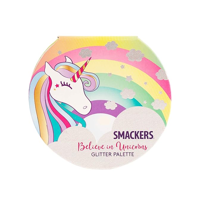 Lip Smacker Unicorn Eyeshadow Palette & Hello Kitty Cheerful Cherry Lip Balm Bundle