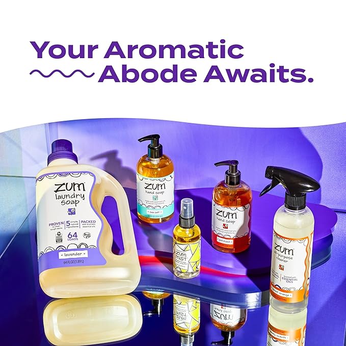 Zum Indigo Wild Hand & Body Lotion - Natural Hand Lotion for Dry Hands - Body Lotion for Women & Men - Body Moisturizers Include Shea Butter, Jojoba Oil & More - Lavender Scent - 6 fl oz (2 Pack)