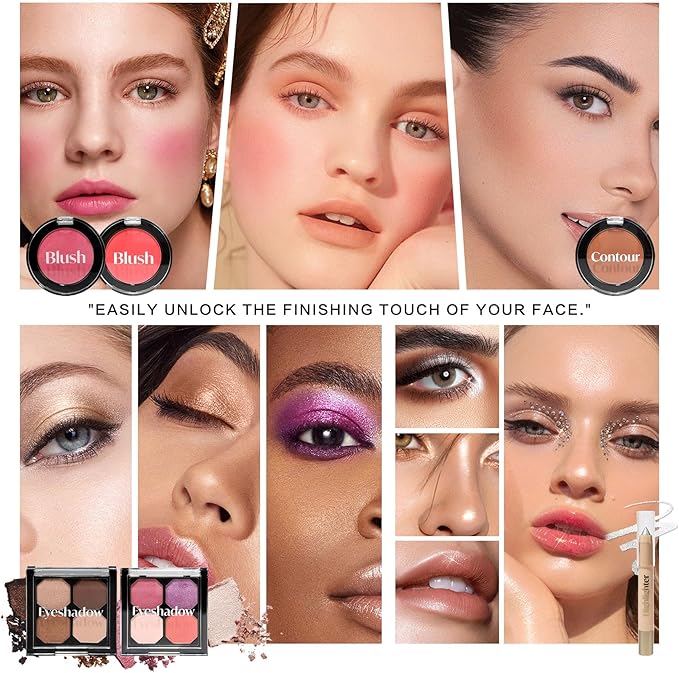 Makeup Advent Calendar 2025 Teen Girls Women Beauty Make Up Advent Calendar, 24 Days 2025 Christmas Countdown Full Makeup Kits Beauty Skincare Sets Gifts For Teen Girls women
